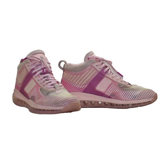 B5 Auth NIKE LeBron Icon John Elliot Tulip Pink Shoes AQ0114-600 Size 9.5 $250 - Picture 1 of 5
